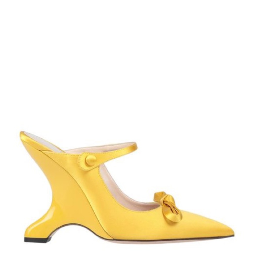 ISO!! IN SEARCH OF!!! Prada angled heel mules!!!